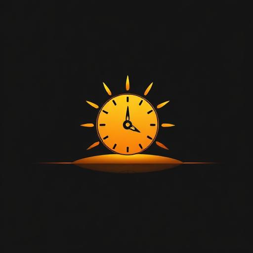 Sunset icon representing timing simulator feature