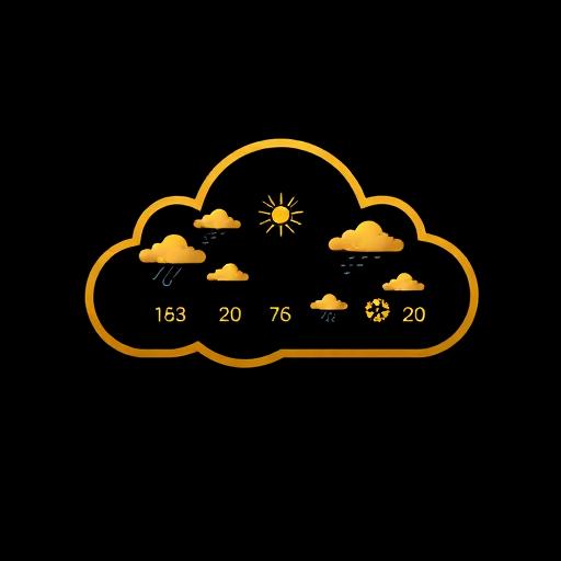 Cloud icon representing tropical weather scenario planning