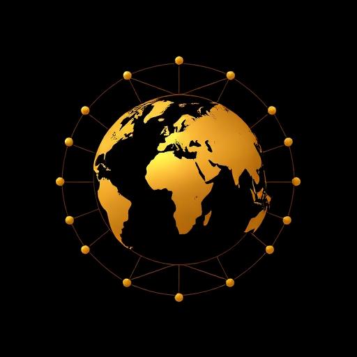 Globe icon representing international focus and global service