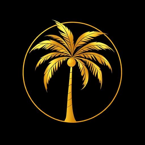 Palm tree icon representing tropical excellence in casino events