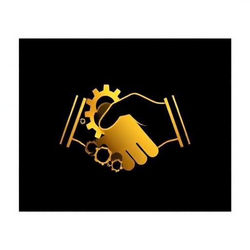 Handshake icon representing seamless coordination